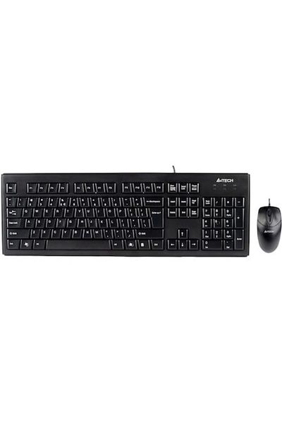 A4 Tech Kit Tastatură + Mouse A4Tech KRS-8372, USB, Negru