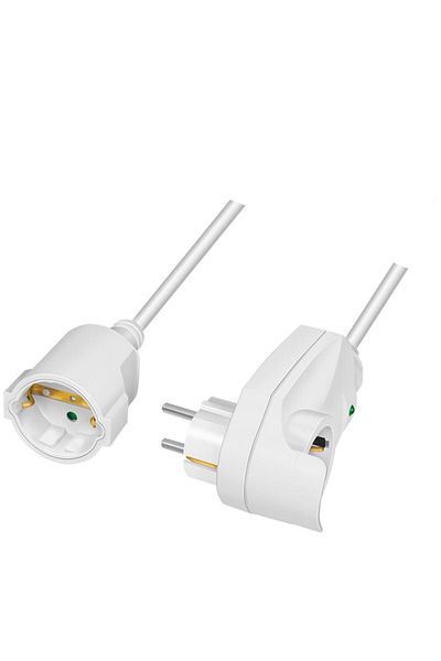 LogiLink Prelungitor de alimentare LPS275, 1 priză, IP20, H05VV-F 3G 1.5 mm², cablu 3m, alb