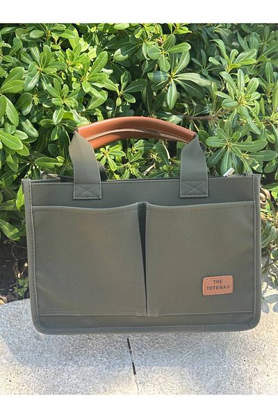 SHIKIRTI Double Pocket Tote Model Women's Shoulder Bag