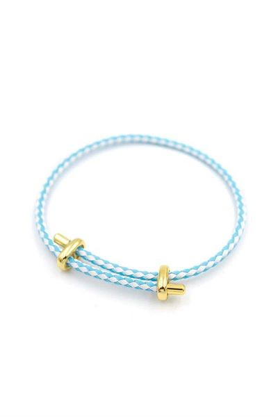 MBB ETİCARET Straw bracelet - blue