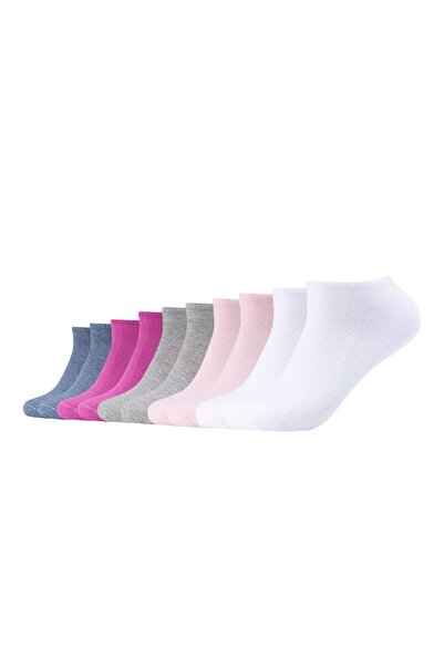 s.Oliver , Set of unisex ankle socks - 10 pairs, White, Pink, Blue, Size 39-42