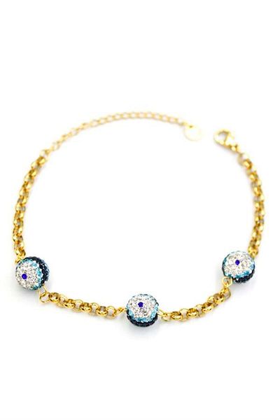 MBB ETİCARET Evil Eye Bracelet - Gold