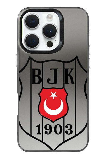 Beşiktaş حافظة هاتف متوافقة مع iPhone 16 Pro Max Big Arma Flag Premium مرخصة