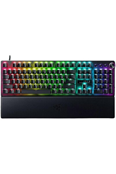 RAZER Tastatură mecanică optică analogică Huntsman V3 Pro, iluminare Chroma RGB, aspect american, negru