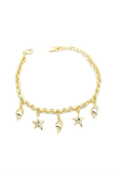 MBB ETİCARET Seashell Charm Bracelet - Gold