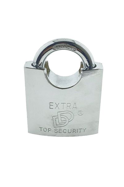 OEM Lacăt metalic, cu protecție antiefracție, FS-11432, oțel călit, 70 mm, 540 g, argintiu