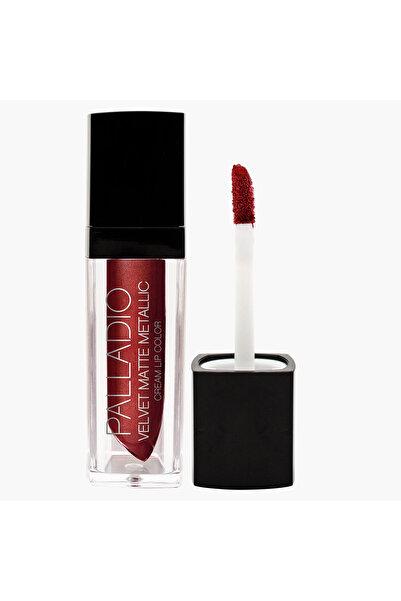 Palladio أحمر شفاه كريمي مخملي مطفي معدني