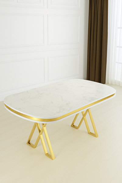 MEDA CONCEPT Salon Ve Mutfak Masası 90x170 MDF MASA Lüx ROYAL