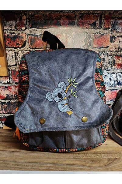 Street Bag Koala Embroidered Daily Backpack