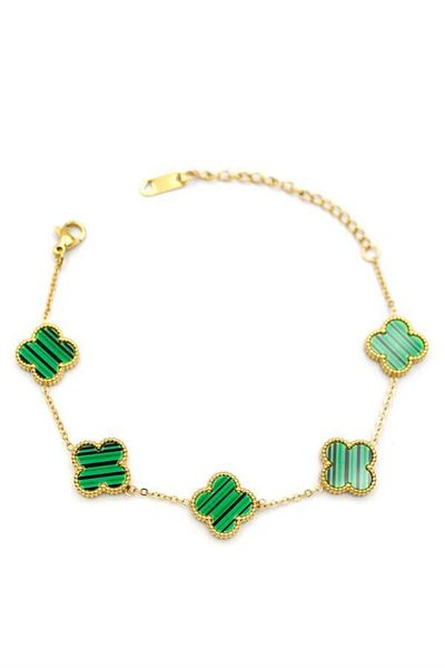 MBB ETİCARET Vc clover bracelet - green