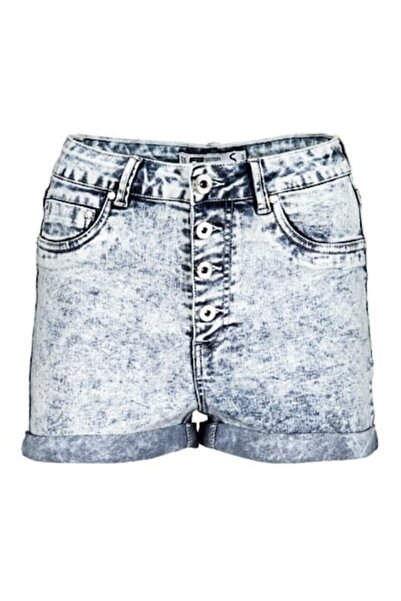 New Yorker Pantaloni scurți din denim cu nasturi pentru femei, mărime M