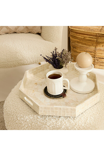 Karaca Home Carrie Dekoratif Tepsi 37x37x5 cm
