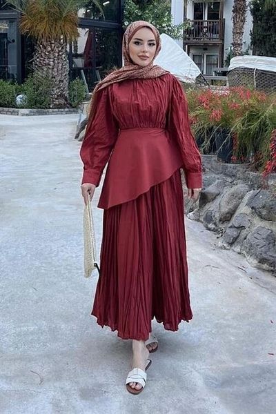 nedo7 Layere Dress Coral