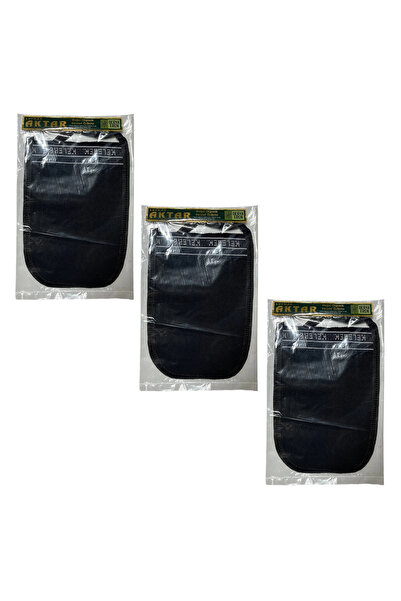 Derya Eren Pouch Black 70% Flush (Hand-Held) 300 Gsm (17 * 25cm), 3 Pieces, D...