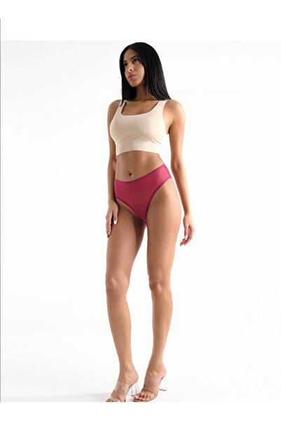 YOYYO Tül dantelli bel kısmı taşlı fantazİ tanga kadın iç giyim özel tasarım