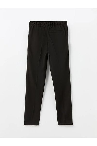 LC Waikiki Lcw Kids Black Boy's Trousers with Adjustable Elastic Waist