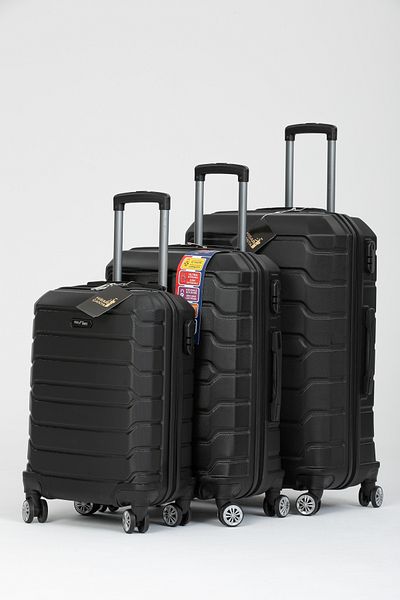 HSR Elegant Abs Cabin Medium and Large Size 3-Piece Suitcase