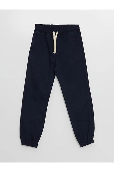 LC Waikiki Lcw Eco Navy Blue Boy's Jogger Pants with Elastic Waist