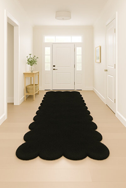 SOFT DECOR Modern Dekoratif Salon Halısı Çocuk Odası Yolluk Kaymaz Taban Halı