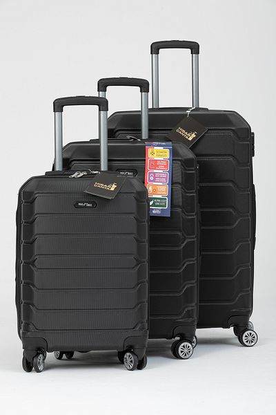 HSR Elegant Abs Cabin Medium and Large Size 3-Piece Suitcase