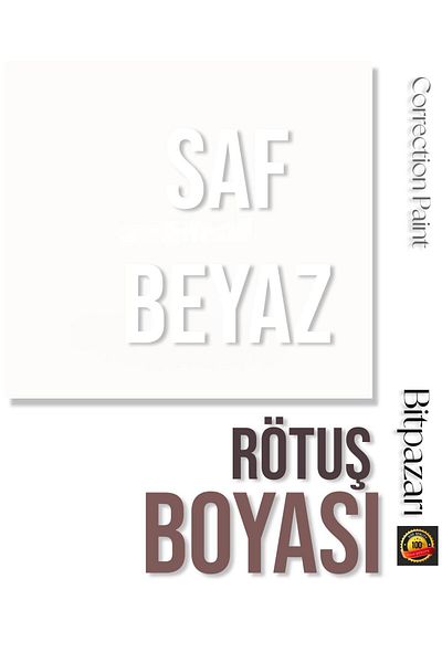 izmir bit pazarı Pure White - White Goods and Honeycomb Touch up Paint 25ml - Ral9010