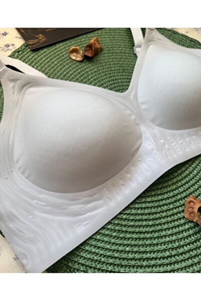 İntive Lingerie Aurora Imported Ice Silk (Ice-Silk) Ultra-Thin Comfortable Breathable Invisible Laser Seamless Bra