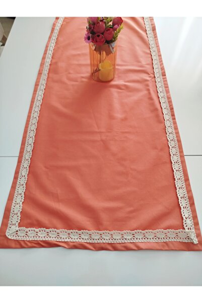 denizli hatırası Authentic Soft 100% Cotton Laced Runner 45X115 cm