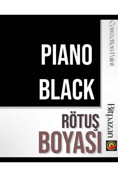 izmir bit pazarı Glossy Black - White Goods Touch up Paint 25ml