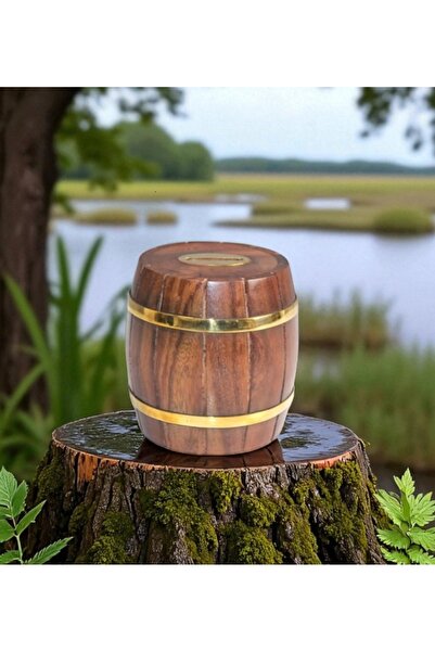 Kuzey Tacı Ορειχάλκινος κουμπαράς βαρελιού κομψός διακοσμητικός