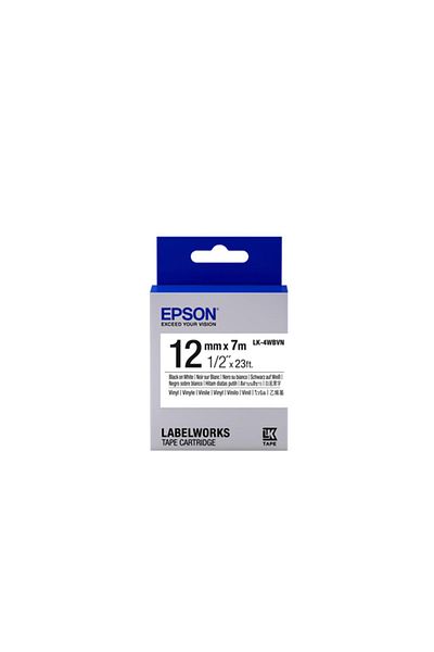 TREND Epson lk-4wbvn vinyl black on white 12mm 7meter label