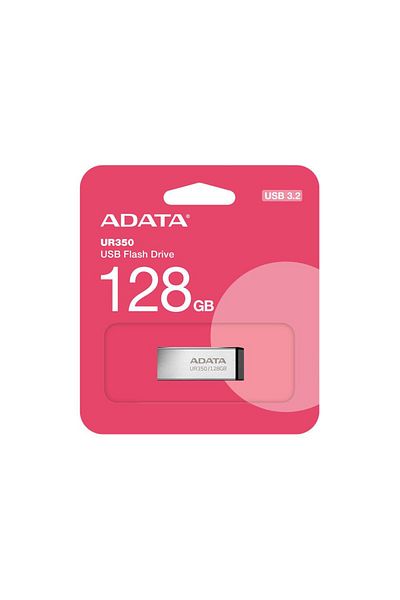 TREND ذاكرة فلاش معدنية Adata UR350-128G بسعة 128 جيجابايت USB3.2 الجيل الأول