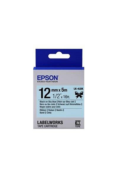 TREND Epson Lk-4Wln Blue on White 12mm 9Meter Label