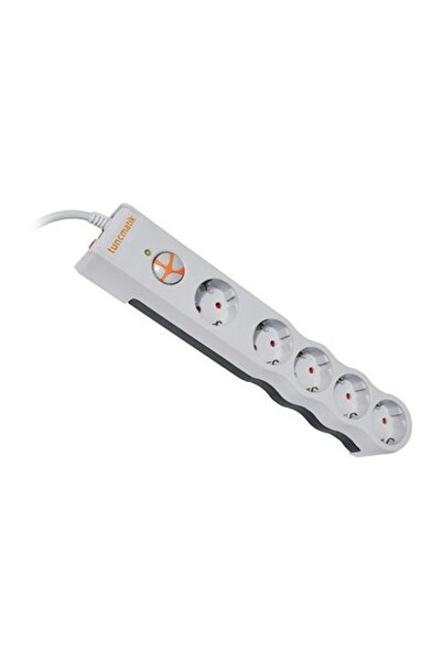 TREND Tunçmatik TSK6134 Powersurge 5'Li 1050 Joule Beyaz
