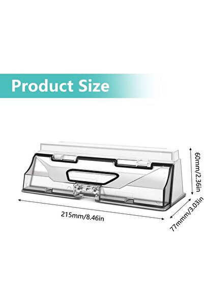 RotRever Roborock S5 Max/S6 MaxV/S6 Pure/T7/T7 Pro compatibil 1 bucată recipient de praf 2 bucăți filtru Hepa piese de schimb