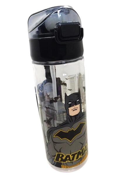 MARKABONİ Boy's Batman School Water Bottle with Straw 500 ml