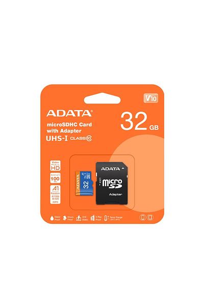 TREND بطاقة ذاكرة Adata بحجم 32 جيجابايت من نوع Premier microSDHC مع محول UHS-I Class10 V10