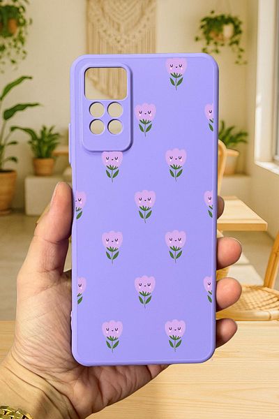 Vip Case حافظة Redmi Note 11 Pro/Note 12Pro4G MINI TULIP من السيليكون ممتصة للصدمات حافظة مطاطية كلاسيكية محمية277