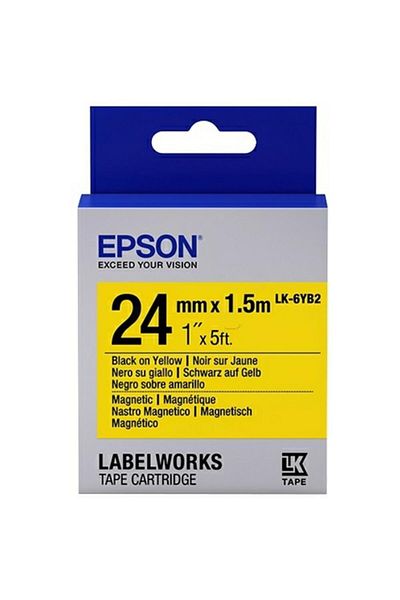 TREND Epson Lk-6Yb2 Black on Yellow 24mm 9Meter Label