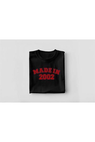 YEACHY Unisex Made In 2002 Μπλουζάκι με στάμπα