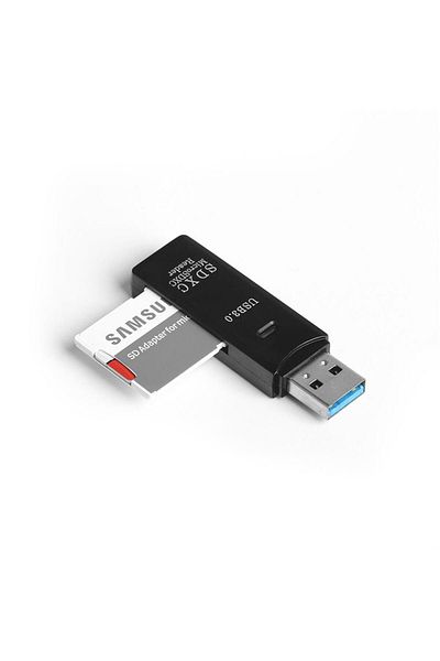 TREND Dark UCR303 USB3.0 SD - قارئ بطاقات MicroSD