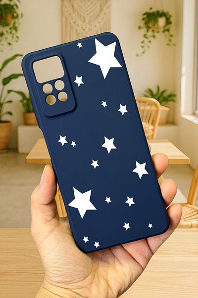 Vip Case Redmi Note 11 Pro/Note 12 Pro 4G MINI STAR PATTERN غطاء حماية مطاطي ممتص للصدمات من السيليكون277