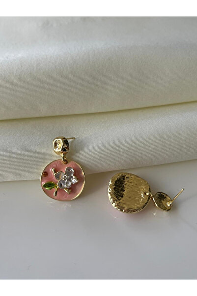 Vintage Swinging Flower Detail Women's Earrings