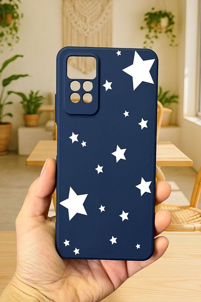 Vip Case Redmi Note 11 Pro/Note 12 Pro 4G MINI STAR PATTERN غطاء حماية مطاطي ممتص للصدمات من السيليكون277