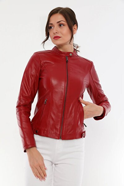 LAKECH LEATHER LEATHER JACKET