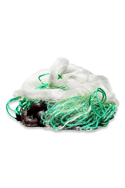 Genel Markalar Germe ip Ağ 40 MT (Fanyalı) Balık Ağı 20 mm Göz Aralığı