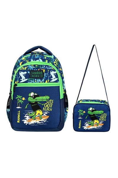 POLO CLUB Unisex Children's School Bag Set Lunch Box and Backpack (40X30 cm)
