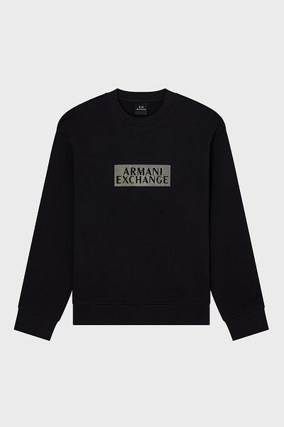Armani Exchange Cotton Regular Fit Crew Neck Logo Sweat Men's Sweat Xm001892 Af10818 Mc237