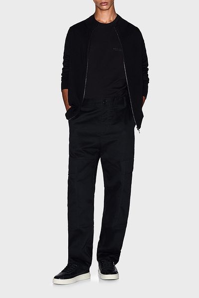 Armani Exchange Tricou 100% bumbac, cu decolteu, cu croiala normala, pentru barbati XM001281 AF10361 UC001