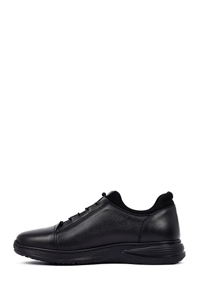 Derimod Men's Black Lace-Up Leather Casual Sneaker 25Wfd6775Ft