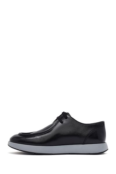 Derimod Men's Black Lace-Up Leather Casual Shoes 25Wfd632818